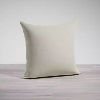 Подушка Lysel - натуральный Диван 38х38см, декоративная подушка из смесовой ткани #1W