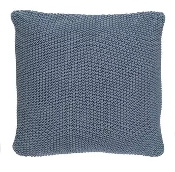 Подушка Marc O'Polo Nordic трикотажная цвет Дымчатый Синий 50х50см