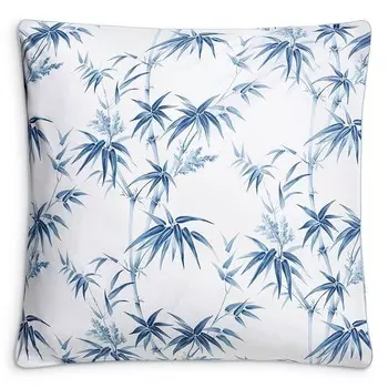 Подушка Matouk Dominique Euro Sham, синий