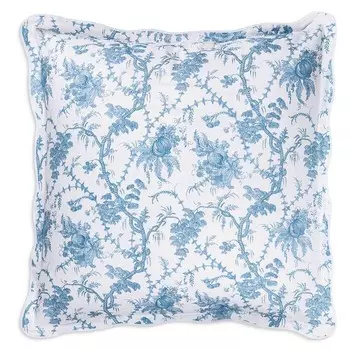 Подушка Matouk San Cristobal Euro Sham, синий