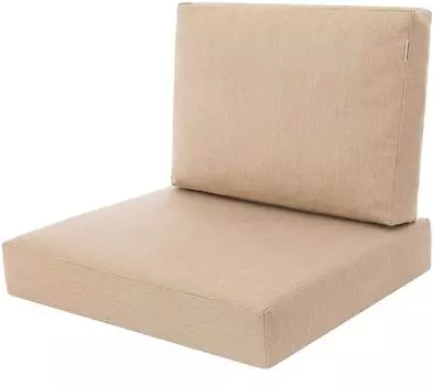 Подушка Miatech для стула из ротанга, мебель из ротанга, садовая мебель, техноротанг, для дома и улицы, 60x55см, бежевый Hobbygarden