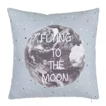 Подушка Moon Blue 40 x 40 см BigBuy Home