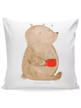 Подушка Mr & Mrs Panda 40x40 Br Kaffee, белый