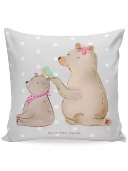 Подушка Mr & Mrs Panda 40x40 Br Kind, пастельно-серый