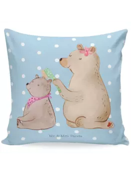 Подушка Mr & Mrs Panda 40x40 Br Kind, цвет blau pastell
