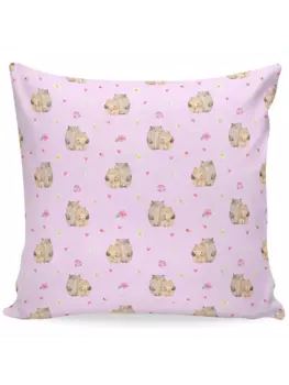 Подушка Mr & Mrs Panda 40x40 Bren Liebe, розовый