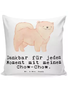 Подушка Mr & Mrs Panda 40x40 Chow Chow Moment, белый