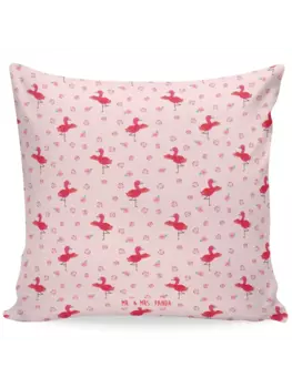 Подушка Mr & Mrs Panda 40x40 Flamingo Yoga, розовый