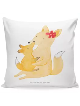 Подушка Mr & Mrs Panda 40x40 Fuchs Mama, белый