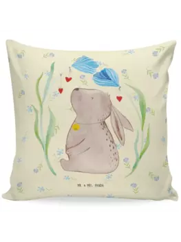 Подушка Mr & Mrs Panda 40x40 Hase Blume, цвет blumig