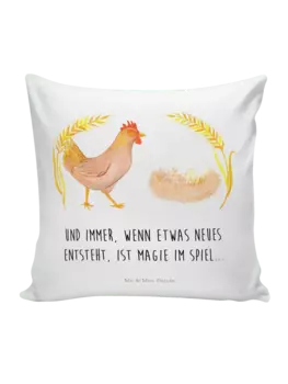 Подушка Mr & Mrs Panda 40x40 Huhn Stolz, белый