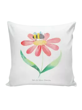 Подушка Mr & Mrs Panda 40x40 Hummel Blume, белый