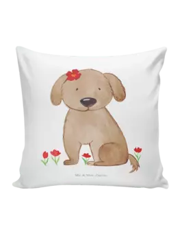 Подушка Mr & Mrs Panda 40x40 Hund Dame, белый