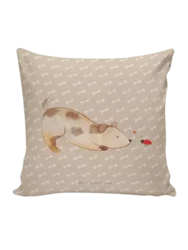 Подушка Mr & Mrs Panda 40x40 Hund Marienkfer, цвет hundeglck