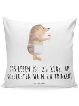 Подушка Mr & Mrs Panda 40x40 Igel Wein, белый