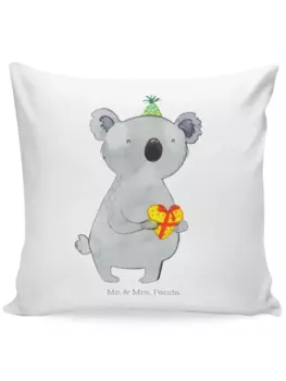 Подушка Mr & Mrs Panda 40x40 Koala Geschenk, белый
