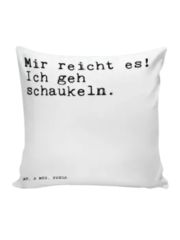 Подушка Mr & Mrs Panda 40x40 Mir reicht es! Ich, белый