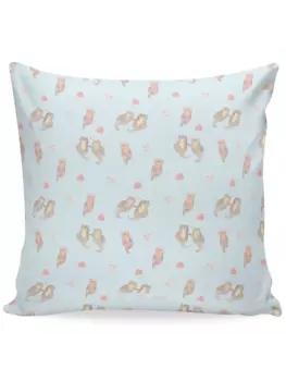 Подушка Mr & Mrs Panda 40x40 Otter Hnde halten, синий