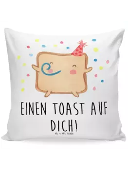Подушка Mr & Mrs Panda 40x40 Toast Party, белый
