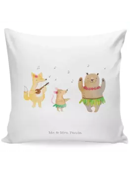 Подушка Mr & Mrs Panda 40x40 Waldtiere Aloha, белый