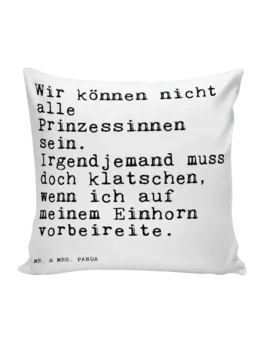 Подушка Mr & Mrs Panda 40x40 Wir knnen nicht alle, белый