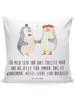 Подушка Mr. & Mrs. Panda, белый