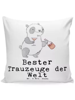 Подушка Mr. & Mrs. Panda, белый