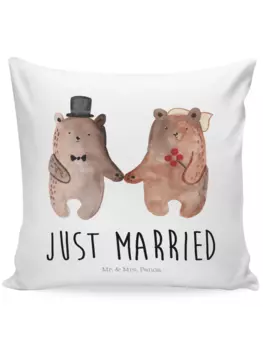 Подушка Mr. & Mrs. Panda, белый