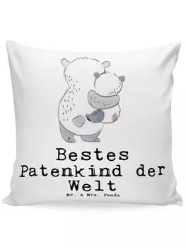 Подушка Mr. & Mrs. Panda, белый