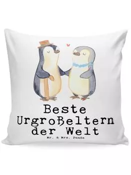 Подушка Mr. & Mrs. Panda, белый