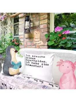 Подушка Mr. & Mrs. Panda, белый