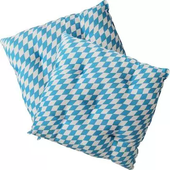 Подушка на кресло Genoa 38х38 см, в наборе 4 подушки для сиденья с стежкой, цвет: Ягодный NYVI, синий