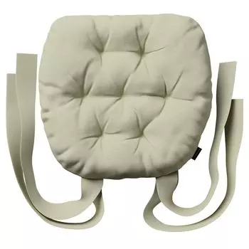 Подушка на кресло Martin с бантиками Dekoria, серо-коричневый