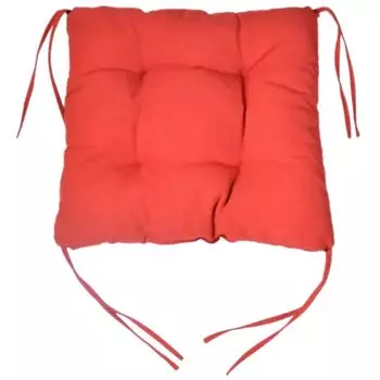 Подушка на кресло, подушка на сиденье 40х40 см с лентами, подушка на сиденье с лентой, подушка на сиденье, подушка на стул, удобная, мягкая, для столовой, кухни Anwicar