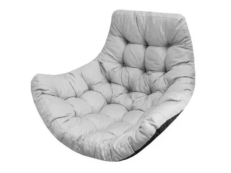 Подушка на подвесное кресло, подушка для подвесных качелей из полиротанга/ротанга, подушка, подвесная корзина, корзина для качелей, подушка для качелей, подушка на спинку в цвете ясень Stanislaw Jurga