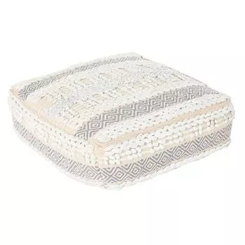 Подушка на сиденье DKD Home Decor Серый Полиэстер Хлопок Бохо (60 см)