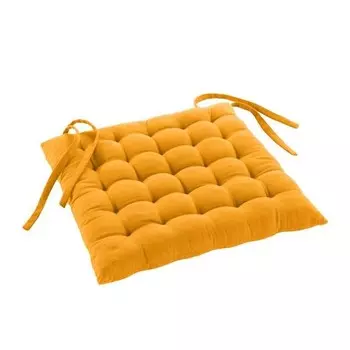 Подушка на сиденье Dynamic24 Twily, 38x5x38 см, желтый