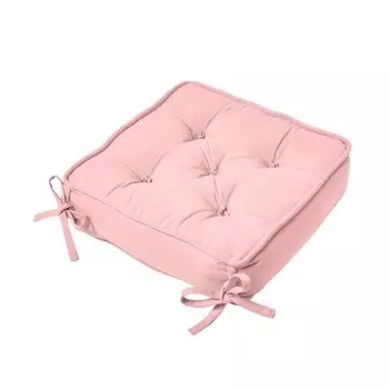 Подушка на сиденье Homescapes Sitzerhhung/Stuhlkissen, 40x10x40 см, розовый