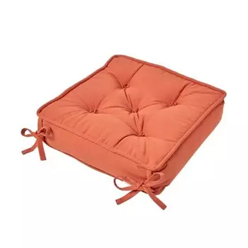 Подушка на сиденье Homescapes Sitzerhhung/Stuhlkissen, 40x10x40 см цвет terracotta