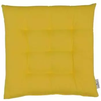Подушка на сиденье Tom Tailor mit 9 Punkt-Steppung DOVE, 40x5x40 см цвет zitrone