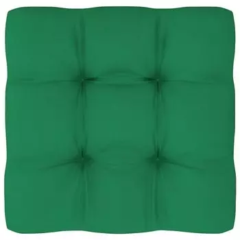 Подушка на сиденье vidaXL 3005779-1, 58x10x58 см, зеленый