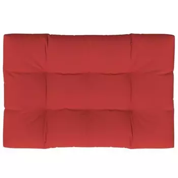 Подушка на сиденье vidaXL 3007234-5, 80x12x120 см, красный