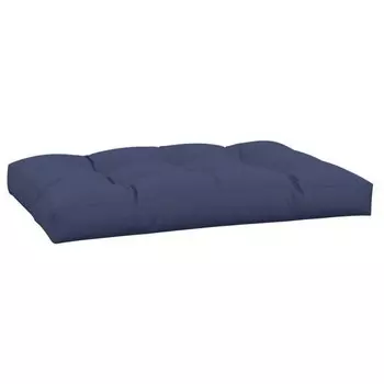 Подушка на сиденье vidaXL 3007234-5, 80x12x120 см, темно-синий