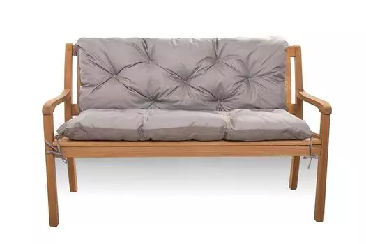 Подушка на скамью 180x50x50 серый | Подушка для сиденья скамья | Голливудская подушка для качелей | Подушка для садовой скамейки | Подушка сиденья на открытом воздухе | Скамейка с подушкой сиденья Setgarden