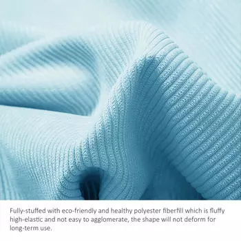 Подушка на спинку для шнура кровати Vercart, синий