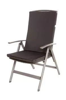 Подушка на стул 38 x 38 см с 5 стежками в недорогой упаковке по 6 штук - подушка для сиденья для стульев в помещении и на улице - подушка для стула стеганая подушка мягкая и прочная, цвет: бежевый Setgarden, черный