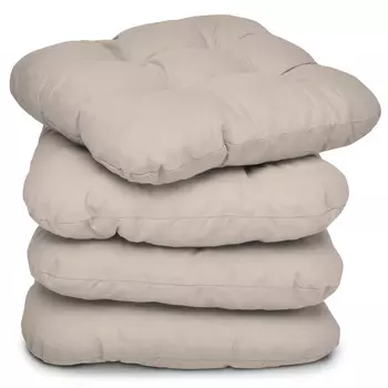 Подушка на стул Beautissu , 40x40 см, серо-коричневый