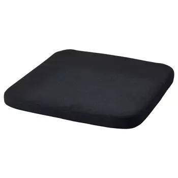 Подушка на стул, черная, 36x36x2,5 см, STAGGSTARR IKEA