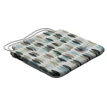 Подушка на стул Christoph со шнурком Dekoria, бирюзовый