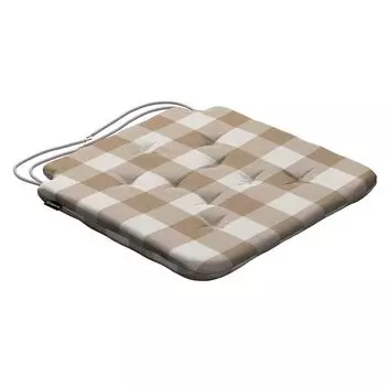 Подушка на стул Christoph со шнурком Dekoria, бежевый